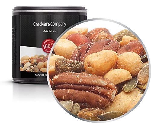 4 x 90g Nusskernmischung fernost mit Erdnüss Pistazie Cashew Pecan Mandel Kürbiskerne 23 % Protein 4 x 90g Nusskernmischung fernost mit Erdnüss Pistazie Cashew Pecan Mandel Kürbiskerne 23 % Protein von Crackerscompany