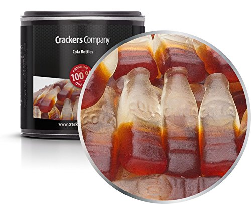 5 x 110g Fruchtgummi Cola Flaschen Fruchtgummi mit Cola-Geschmack glutenfrei laktosefrei von Crackerscompany