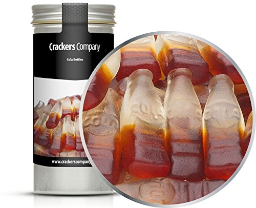 5 x 110g Fruchtgummi Cola Flaschen Fruchtgummi mit Cola-Geschmack glutenfrei laktosefrei 5 x 110g Fruchtgummi Cola Flaschen Fruchtgummi mit Cola-Geschmack glutenfrei laktosefrei von Crackerscompany