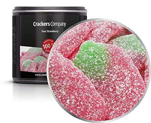 5 x 110g Saure Stärke-Erdbeeren Fruchtgummi in Erdbeerform vegetarisch glutenfrei laktosefrei 5 x 110g Saure Stärke-Erdbeeren Fruchtgummi in Erdbeerform vegetarisch glutenfrei laktosefrei von Crackerscompany