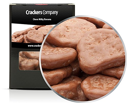 5 x 80g Schokobananen mit echten sonnengeriften Bananenscheiben in Vollmilch-Schokolade vegetarisch glutenfrei 5 x 80g Schokobananen mit echten sonnengeriften Bananenscheiben in Vollmilch-Schokolade vegetarisch glutenfrei von Crackerscompany