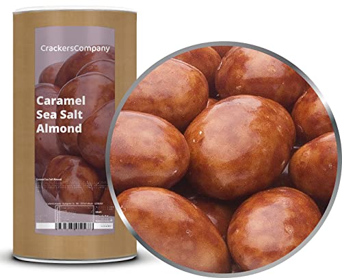 1 x 900g Geröstete Premium Mandel in feinster belgischer Vollmilchschokolade mit Meersalz glutenfrei von KDJMDL