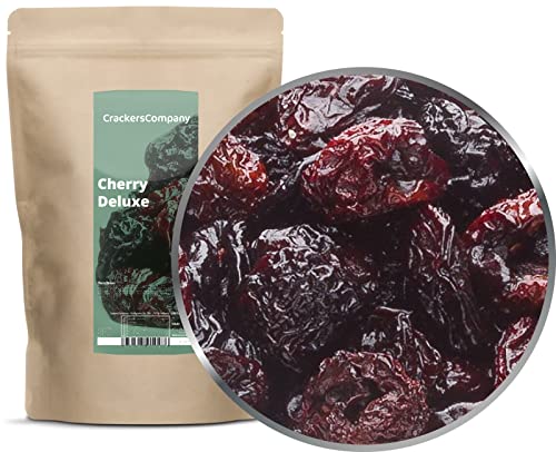 CrackersCompany 'Cherry Deluxe' (3 x 600g in ZIP Beutel) Fruchtig getrocknete Kirschen - Vollfruchtige, schonend getrocknete Kirschen von Crackerscompany