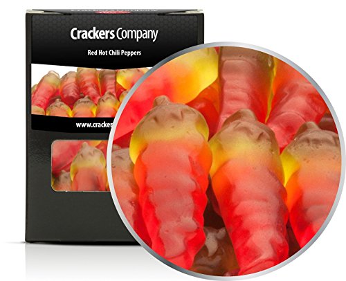 5 x 100g Gummibonbon Chilischote mit Kirsch und Chili Fruchtgummi mit Kisch und Chiliextrakt scharfe Nascherei glutenfrei laktosefrei von KDJMDL