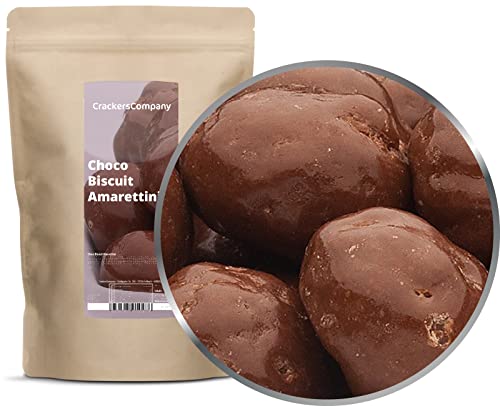 1 x 450g Amarettini in Vollmilchschokolade knusprige Amaretto-Kugeln in zarter Vollmilchschokolade von Crackerscompany