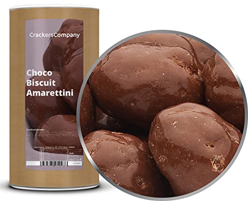 1 x 500g Amarettini in Vollmilchschokolade knusprige Amaretto-Kugeln in zarter Vollmilchschokolade von Crackerscompany