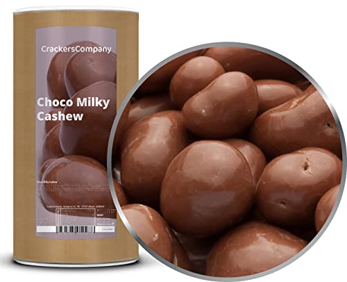 1 x 900g Cashewkerne in zartschmelzener Vollmilchschokolade knackige Cashewkerne vegetarisch glutenfrei von Crackerscompany
