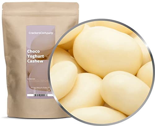 1 x 700g Premium Cashew Nüsse in Joghurtschokokalde vegetarisch glutenfrei von Crackerscompany