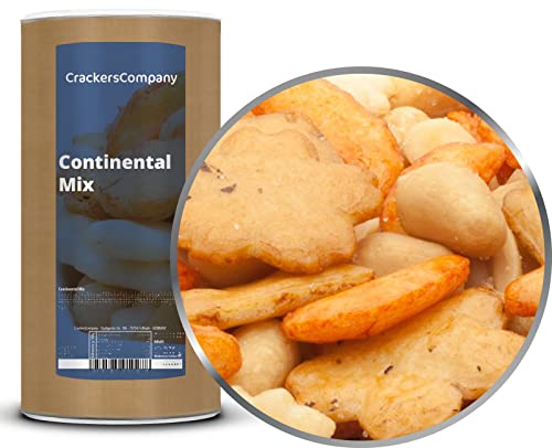 1 x 600g Nusskernmischung vegetarisch viel Protein Genuss Snack Reiscracker Snack Mix von Crackerscompany