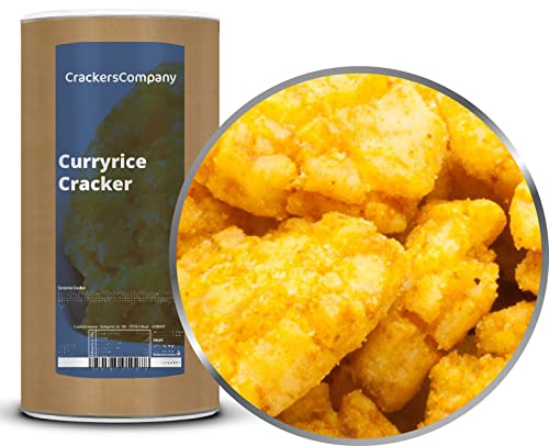 3 x 250g Reiscracker Curry exotische Snackmischung Japanisch Indisch Reiscräcker vegan laktosefrei fettarm von Crackerscompany