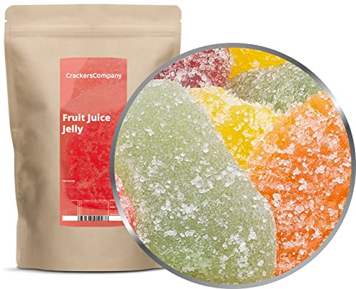 1 x 700g Fruchtsaft Gelee Früchte bunt gemischt- Fruchtsaft Geleefrüchte Fruit Juice Jelly vegetarisch vegan laktosefrei von Crackerscompany