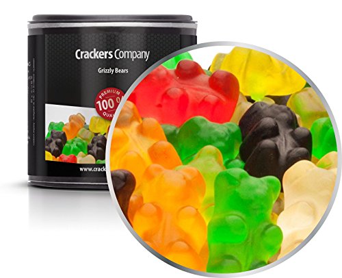 5 x 100g Bunte Gummibären Gummibonbon Gummibärchen bunt aus süßem Gelee glutenfrei laktosefrei von Crackerscompany