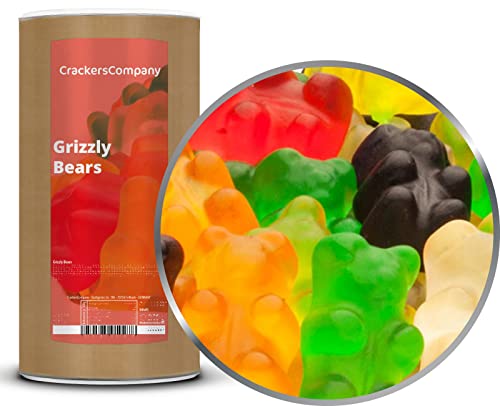 2 x 1.05kg Bunte Gummibären Gummibonbon Gummibärchen bunt aus süßem Gelee glutenfrei laktosefrei von Crackerscompany