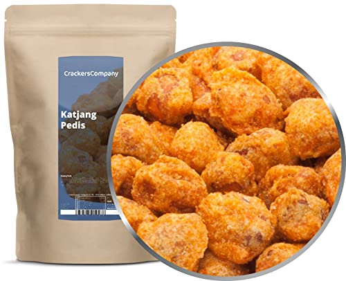 1 x 450g Katjang Erdnüsse vegetarisch laktosefrei fein gewürzt 20 % Protein von Crackerscompany