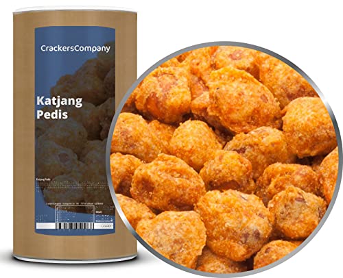 1 x 600g Katjang Erdnüsse vegetarisch laktosefrei fein gewürzt 20 % Protein von Crackerscompany