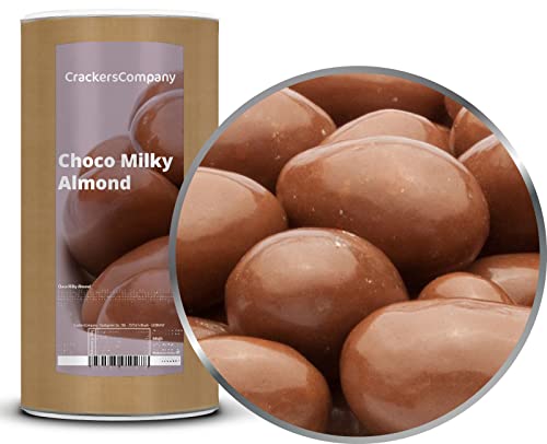 CrackersCompany 'Choco Milky Almond' (3 x 900g in Membrandose groß) Mandel in Vollmilchschokolade - Knackige Mandeln in zartschmelzender Vollmilchschokolade von Crackerscompany