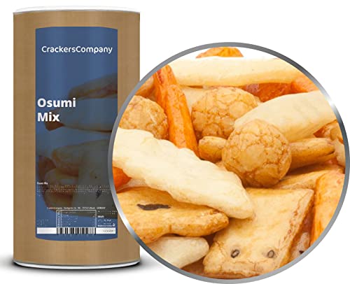 1 x 400g Reiscracker Mix Osumi fettfrei vegetarisch vegan laktosefrei exotisch Reiskräcker von Crackerscompany