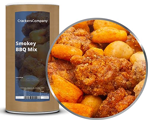 2 x 450g Snackmischung Belros Smokey BBQ mit Reiscracker würzig vegetarisch 15 % Protein von Crackerscompany