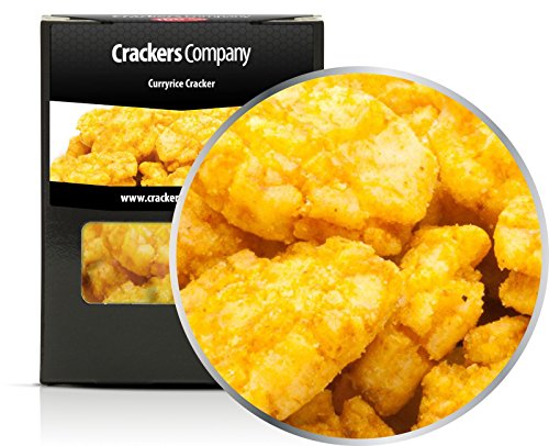 6 x 30g Reiscracker Curry exotische Snackmischung Japanisch Indisch Reiscräcker vegan laktosefrei fettarm von Crackerscompany