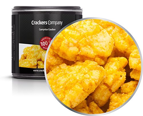 5 x 30g Reiscracker Curry exotische Snackmischung Japanisch Indisch Reiscräcker vegan laktosefrei fettarm von Crackerscompany