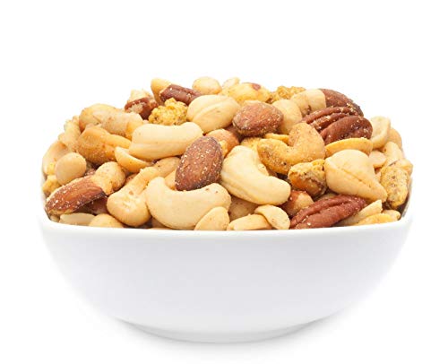 1 x 3kg Nusskernmischung Taj Mahal Cashew Macadamia Pistazie Pinienkerne vegetarisch 21 % Protein von Crackerscompany