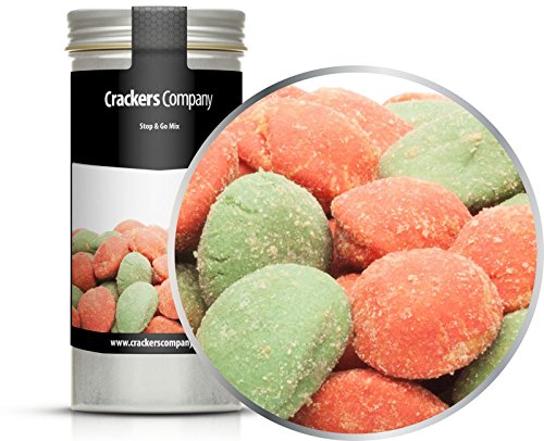 5 x 60g Wasabi Erdnuss Ampel Mischung scharf vegetarisch Party Snack Rot und Grün 5 x 60g Wasabi Erdnuss Ampel Mischung scharf vegetarisch Party Snack Rot und Grün von Crackerscompany