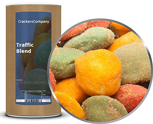 2 x 550g Ampel Mischung mit Erdnuss Wasabi Chili Gelb Rot Grün vegetarisch fettarm Partymischung 2 x 550g Ampel Mischung mit Erdnuss Wasabi Chili Gelb Rot Grün vegetarisch fettarm Partymischung von Crackerscompany