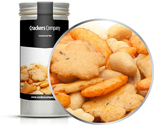 5 x 65g Nusskernmischung vegetarisch viel Protein Genuss Snack Reiscracker Snack Mix von Crackerscompany