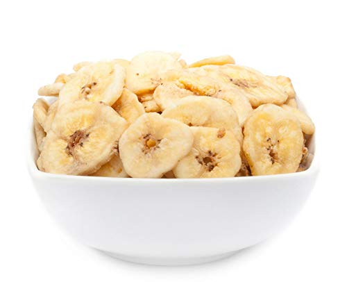 1 x 6.8kg Bananenchips gesüßt mit Honig knusprig knackig pur salzfrei vegetarisch glutenfrei laktosefrei 100 % Premium von Crackerscompany