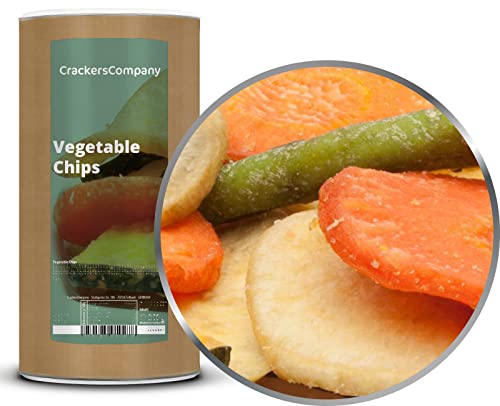 2 x 250g Gemüsechips bunte Gemüsemischung aus Süßkartoffel Kürbis Karotte Taro Bohne fettarm vegetarisch vegan glutenfrei laktosefrei Premium Qualität 2 x 250g Gemüsechips bunte Gemüsemischung aus Süßkartoffel Kürbis Karotte Taro Bohne fettarm vegetarisch vegan glutenfrei laktosefrei Premium Qualität von Crackerscompany