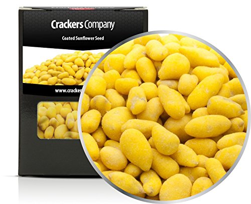 5 x 80g Sonnenblumenkerne mit Kurkuma knackig leicht süß würzig fettarm vegetarisch vegan laktosefrei 100 % Premium von Crackerscompany