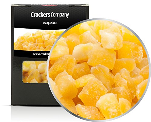 5 x 90g Mango gehackt gewürfelt kandiert für Joghurt Quark Müsli sehr fettarm salzfrei vegetarisch vegan glutenfrei laktosefrei 100 % Premium 5 x 90g Mango gehackt gewürfelt kandiert für Joghurt Quark Müsli sehr fettarm salzfrei vegetarisch vegan glutenfrei laktosefrei 100 % Premium von Crackerscompany
