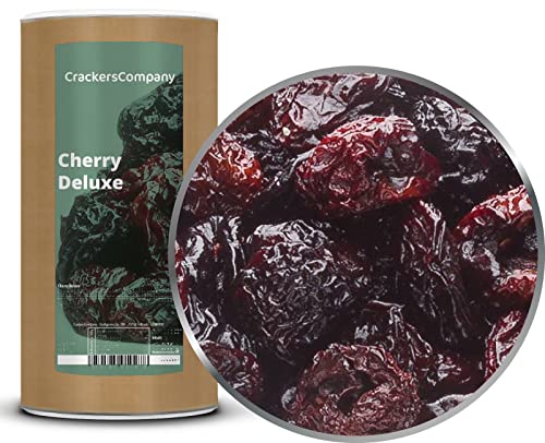 CrackersCompany 'Cherry Deluxe' (3 x 650g in Membrandose groß) Fruchtig getrocknete Kirschen - Vollfruchtige, schonend getrocknete Kirschen von Crackerscompany