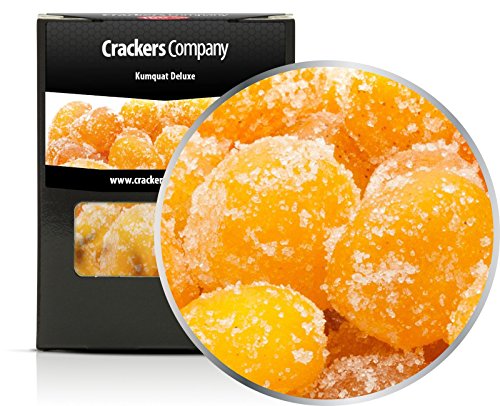 5 x 90g Kumquats getrocknet kandiert Zwergorange exotisch fruchtig Trockenfrucht Snack fettfrei salzfrei vegetarisch vegan glutenfrei laktosefrei 100 % Premium von Crackerscompany