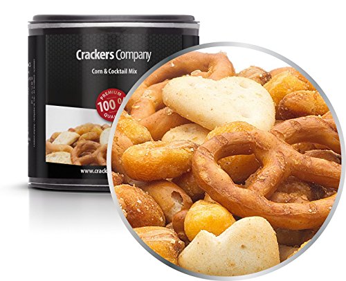 5 x 40g Barmischung vegetarisch mit Salzstangen Salzbrezeln Mohncracker Maiskörner fettarm 5 x 40g Barmischung vegetarisch mit Salzstangen Salzbrezeln Mohncracker Maiskörner fettarm von Crackerscompany