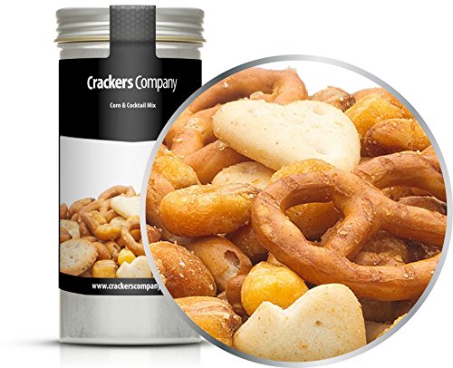 5 x 40g Barmischung vegetarisch mit Salzstangen Salzbrezeln Mohncracker Maiskörner fettarm 5 x 40g Barmischung vegetarisch mit Salzstangen Salzbrezeln Mohncracker Maiskörner fettarm von Crackerscompany