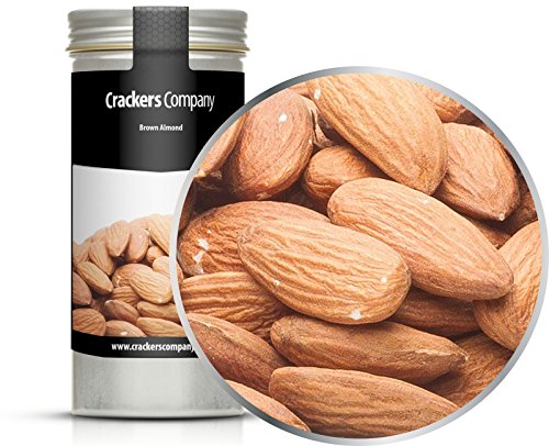 4 x 90g Ganze Mandeln 100% natürlich mit Haut Rohkost Mandelkerne naturbelassen, zuckerfrei und salzfrei vegetarisch vegan glutenfrei laktosefrei ohne Bruch 22 % Protein Premium Qualität 4 x 90g Ganze Mandeln 100% natürlich mit Haut Rohkost Mandelkerne naturbelassen, zuckerfrei und salzfrei vegetarisch vegan glutenfrei laktosefrei ohne Bruch 22 % Protein Premium Qualität von Crackerscompany
