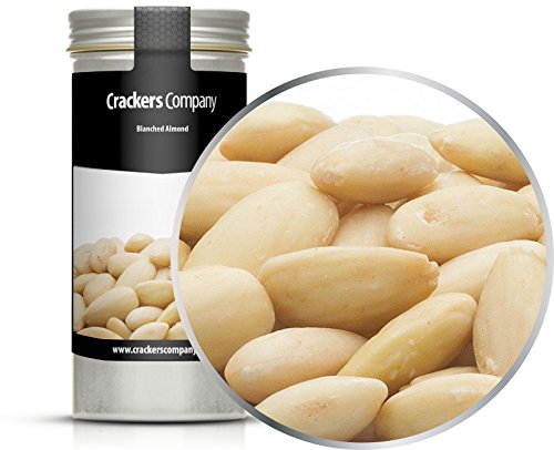 4 x 100g Ganze Mandeln blanchiert ohne Haut naturbelassen, zuckerfrei salzfrei vegetarisch vegan glutenfrei laktosefrei 25 % Protein Premium Qualität 4 x 100g Ganze Mandeln blanchiert ohne Haut naturbelassen, zuckerfrei salzfrei vegetarisch vegan glutenfrei laktosefrei 25 % Protein Premium Qualität von Crackerscompany