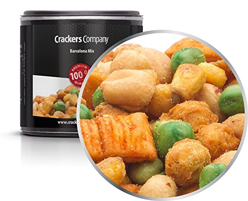 5 x 70g Snackmischung Barcelona Knabberei mit Salsa Erdnüsse Maiskörner Nach Kichererbsen 19% Protein 5 x 70g Snackmischung Barcelona Knabberei mit Salsa Erdnüsse Maiskörner Nach Kichererbsen 19% Protein von Crackerscompany