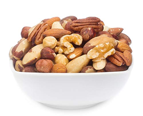1 x 3kg Luxus Nussmischung mit Haselnuss Paranuss Walnuss Pekannuss Mandel naturbelassen 15 % Protein ohne zuckerzusatz salzfrei vegetarisch vegan 1 x 3kg Luxus Nussmischung mit Haselnuss Paranuss Walnuss Pekannuss Mandel naturbelassen 15 % Protein ohne zuckerzusatz salzfrei vegetarisch vegan von Crackerscompany