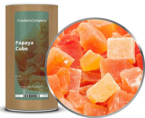 2 x 700g Papaya gehackt gewürfelt kandiert für Joghurt Quark Müsli sehr fettarm salzfrei vegetarisch vegan glutenfrei laktosefrei 100 % Premium 2 x 700g Papaya gehackt gewürfelt kandiert für Joghurt Quark Müsli sehr fettarm salzfrei vegetarisch vegan glutenfrei laktosefrei 100 % Premium von Crackerscompany