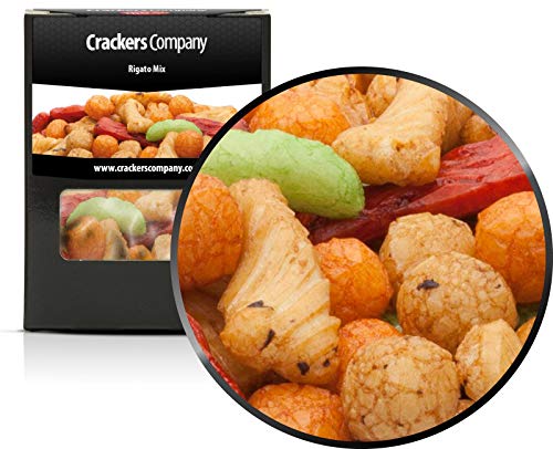 5 x 40g Reiscracker Japan Mix Rigato Mix Reiskräcker Snack mit Soja vegetarisch vegan laktosefrei fettfrei mild Reiscräcker 5 x 40g Reiscracker Japan Mix Rigato Mix Reiskräcker Snack mit Soja vegetarisch vegan laktosefrei fettfrei mild Reiscräcker von Crackerscompany