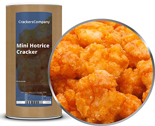 3 x 250g Reiscracker mit Sojasauce Mini Hotrice Cracker asiatisch Snack würzig feurig knusprig Knabberrei von Crackerscompany