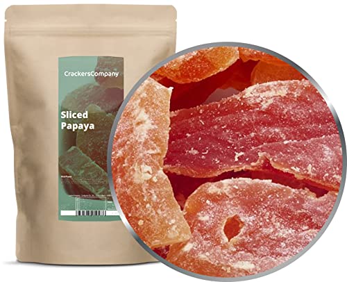 SILCED PAPAYA ZIP Beutel 400g von Crackerscompany