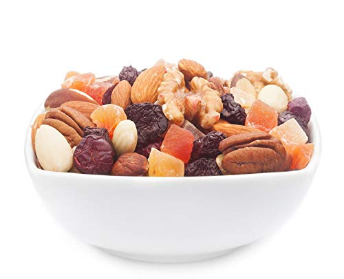 1 x 3kg Premium Studentenfutter Nussmischung mit Haselnuss Paranuss Walnuss Pecan Papaya Cranberrys salzfrei vegetarisch von Crackerscompany