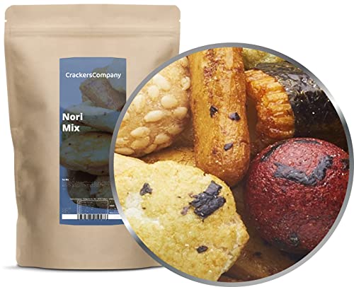 3 x 200g Sushi Reiscracker Nori Mix Snackmischung laktosefrei fettarm 3 x 200g Sushi Reiscracker Nori Mix Snackmischung laktosefrei fettarm von Crackerscompany