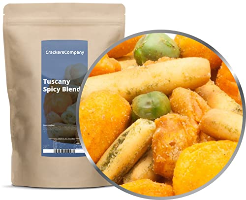 3 x 350g Snackmischung Toskana Cocktailmischung Grissini Basilikum Oregano Reiscracker Laktosefrei fettarm 3 x 350g Snackmischung Toskana Cocktailmischung Grissini Basilikum Oregano Reiscracker Laktosefrei fettarm von Crackerscompany