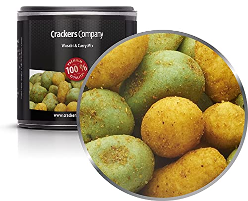 5 x 75g Wasabi Curry Erdnuss Mischung scharf laktosefrei 5 x 75g Wasabi Curry Erdnuss Mischung scharf laktosefrei von Crackerscompany
