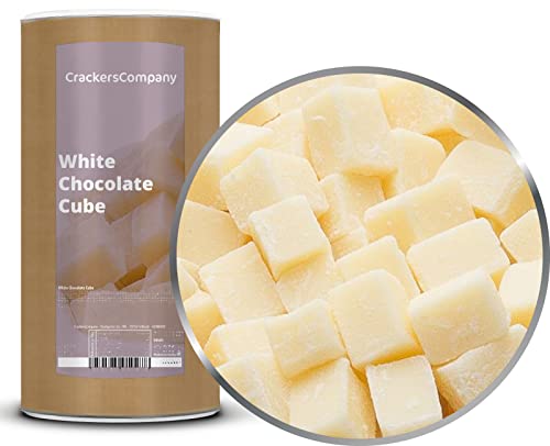 CrackersCompany 'White Chocolate Cube' (2 x 800g in Membrandose groß) Weiße Würfelschokolade - Weisse Schokolade-Couverture CrackersCompany 'White Chocolate Cube' (2 x 800g in Membrandose groß) Weiße Würfelschokolade - Weisse Schokolade-Couverture von Crackerscompany