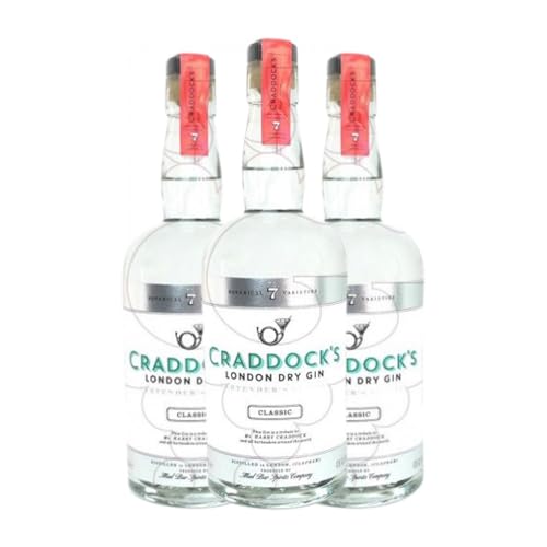 Gin Craddock's 70 cl (Schachtel mit 3 Flaschen von 70 cl) von Craddock's